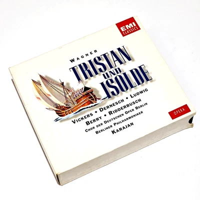 TRISTAN UND ISOLDE Richard Wagner Rare 4CD Box Set 1994 EMI Classics Remastered - image 1 of 4