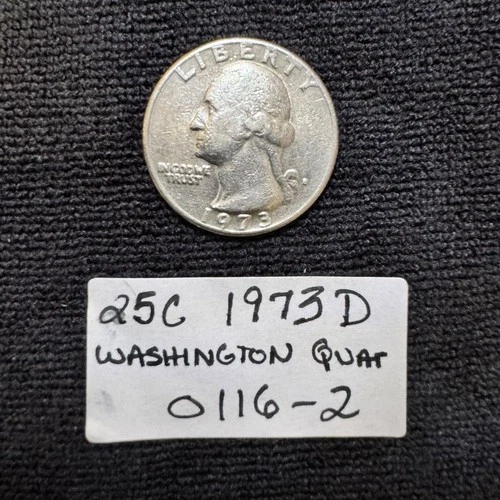 1973-D Washington Quarter — photo from the most recent tracked eBay sale