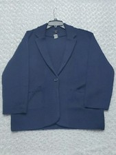 Navy Single-Button Blazer - Classic Tailored Jacket