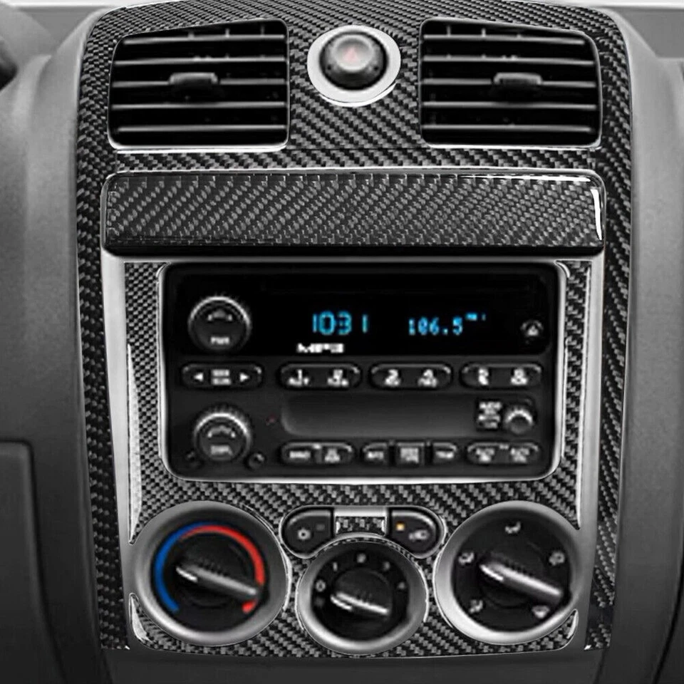 15Pcs Carbon Fiber Dashboard Cover Trims Kits For Colorado 2004-12/Canyon 05-12 - Изображение 3 из 4