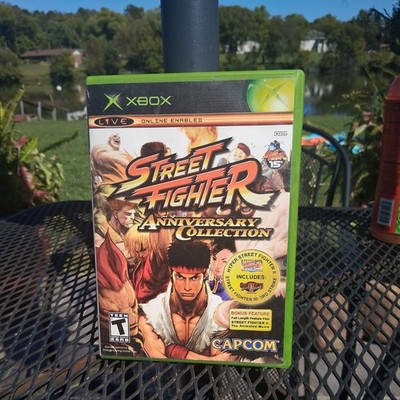 Street Fighter Anniversary Collection (Microsoft Xbox, 2005) CIB Tested