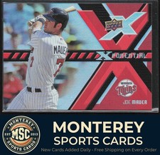 Joe Mauer 2008 Upper Deck X Xponential #X-MA Minnesota Twins