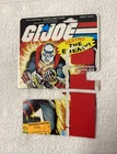 1983 Vintage GI Joe Cobra Lot Destro The Enemy Figure Full File Card Back Cut