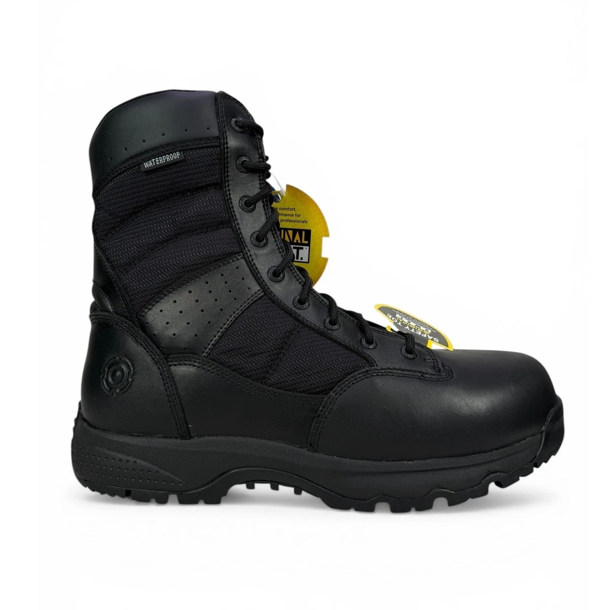 Original SWAT Metro‎ 9 Tactical Boot Mens 12 Comp Toe Black Leather Side Zip WP Amazon.com: Original SWAT 129101 Men main image 4