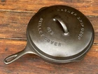 Wagner Ware Cast Iron #9 Heat Ring Skillet w/ Fully Marked Matching Lid