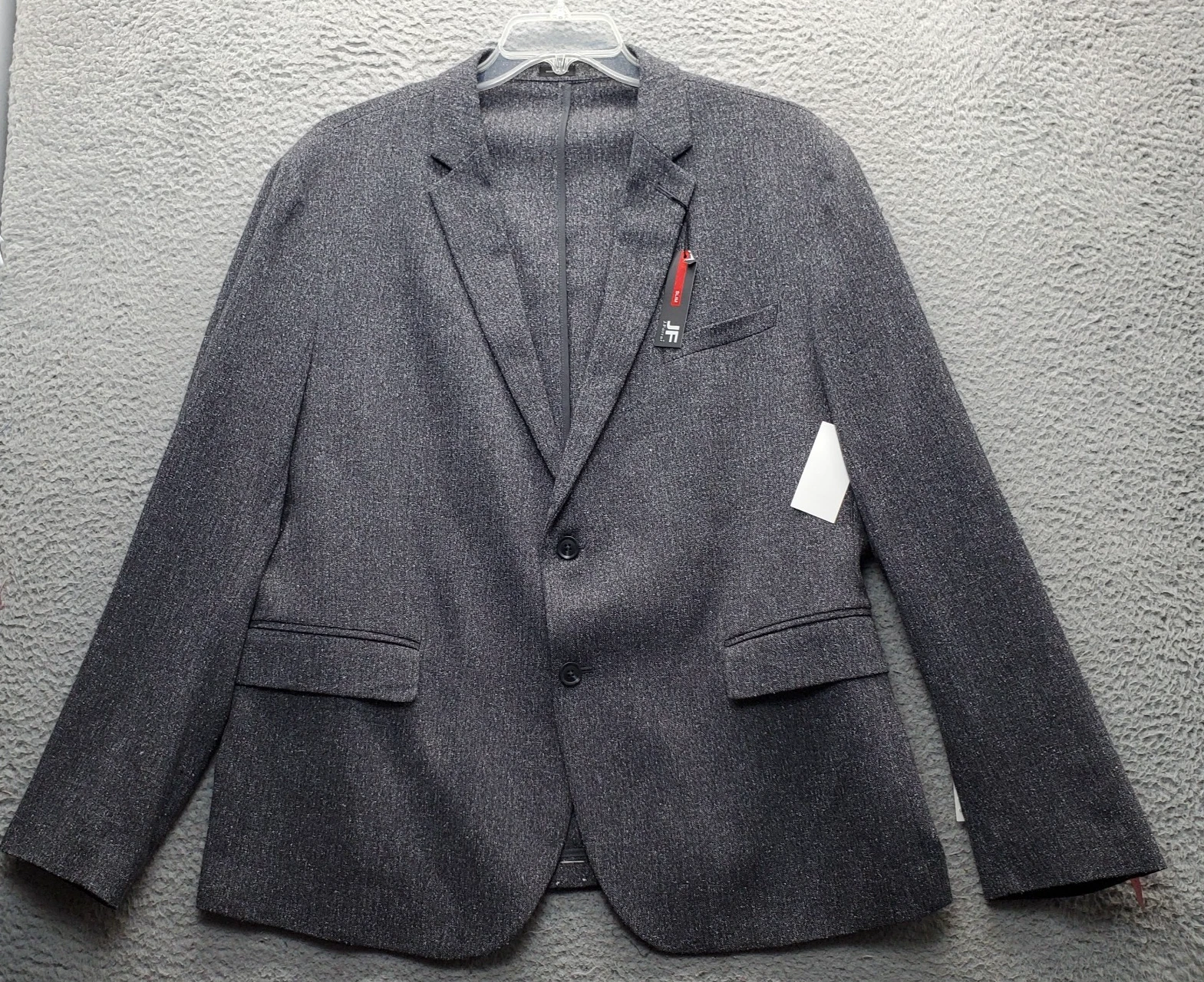 J. Ferrar Blazer Jacket Men XL Gray Lined Notch Lapel Single Vented Inner Pocket
Opens in a new wind