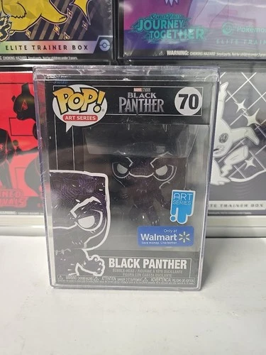 Funko Pop! Artist Series: Marvel-Black Panther-Walmart (Exclusive) #70 Sealed