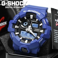 Rare Model Excellent condition G SHOCK CASIO GA 700 2A Digital Analog Blue G Sho