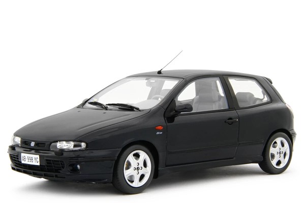 Fiat Bravo 155 20V Hgt 1998 Nero Met. Laudoracing 1/18 LM212D-image