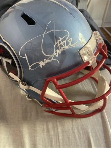 INSANE! Derrick Henry Autographed Full Size Helmet Color Rush With Beckett Auth!