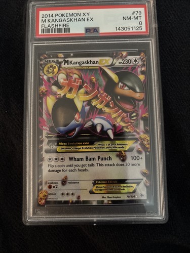 M Kangaskhan-EX graded PSA 8 for sale on eBay