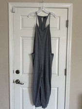 SHEIN Women's ROMPER Jumpsuit gray Size Small jogger one piece with pockets