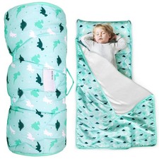 Toddler Nap Mat with Pillow and Blanket Kids Sleeping Bag for Preschool 50"x21"