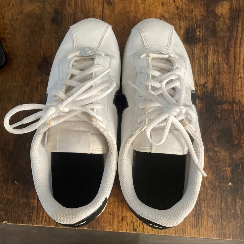 Nike Cortez Estilo Clásico Juvenil Talla 5.5Y Mujer Talla 7 Blanco Entrenadores 904764-102 Foto 4 de 4