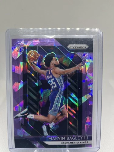 2018 Panini Prizm Basketball Prizms Purple Ice Marvin Bagley III #181
