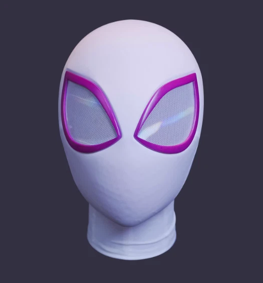 Handmade Spider Gwen Full Face Mask 1:1 Full Helmet Masks Cosplay Prop