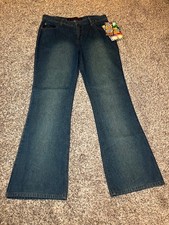 vtg 90s mudd yo flare womens pants size 13. new vtg deadstock 90s