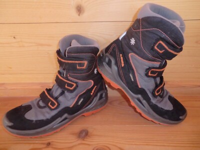 Lowa Milo Gr. 39 grau orange warm Winter Schuhe Boots Stiefel Futter GoreTex