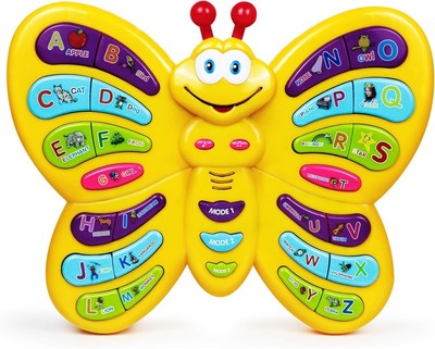 Interactive ABC Learning Butterfly Toy for Toddlers - 3 Fun Modes Included!