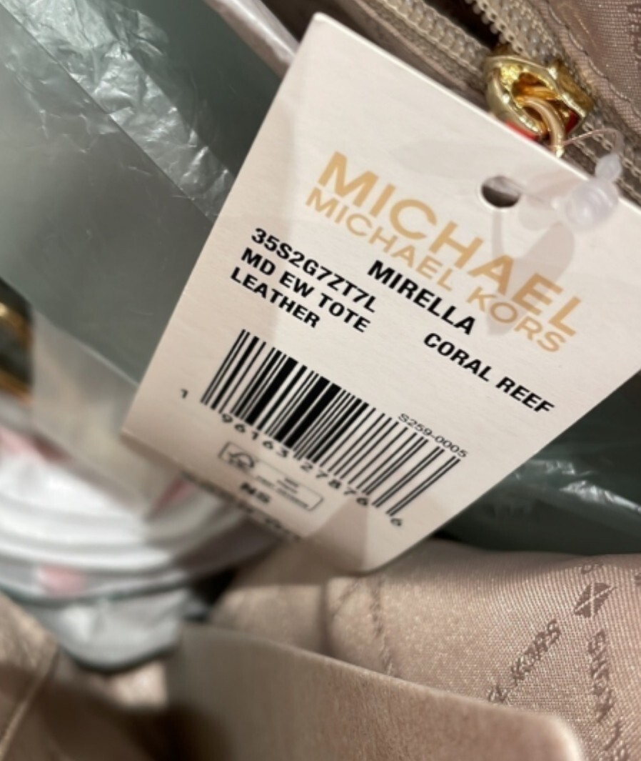 Michael Kors Mirella Medium East West Leather Tote Bag