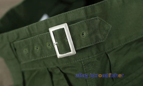 British military shorts Men's cotton summer shorts Gurkha shorts Military shorts - Picture 10 of 35