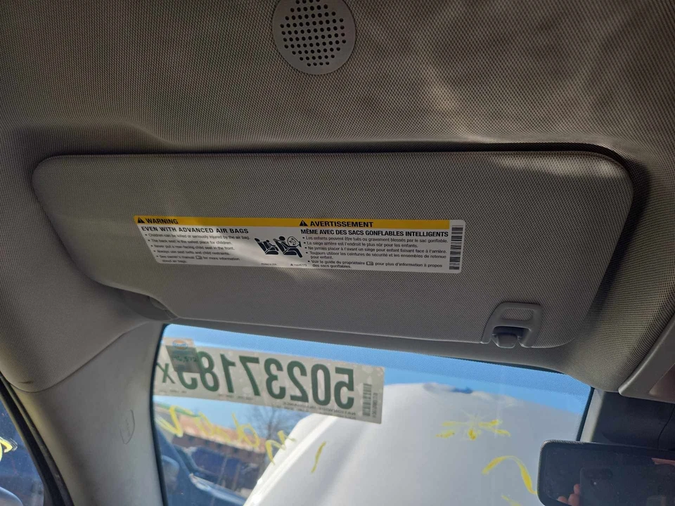 Used Left Sun Visor fits: 2014 Chevrolet Equinox Left Grade A Foto 3 de 4