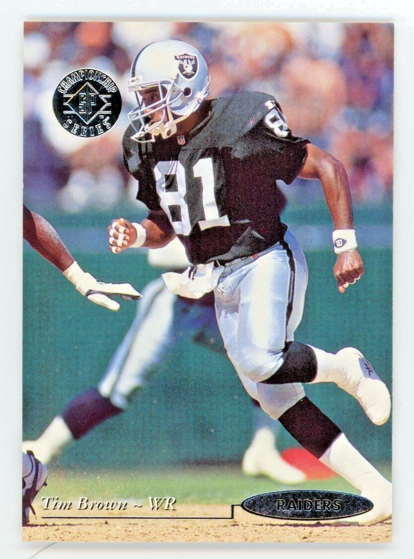 1995 SP Championship Series Tim Brown Card #174 HOF Football