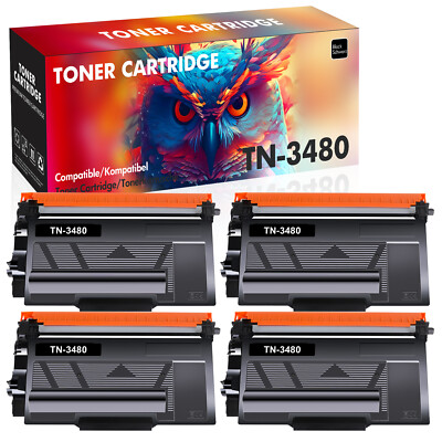 XL Toner Compatible with Brother TN3480 XL HL-L5100 DN L5000 D L6400 DW