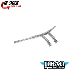 Drag Specialties 0601-0871 Chrome 1-1/2" Radius T-Bar Handlebars for Victory