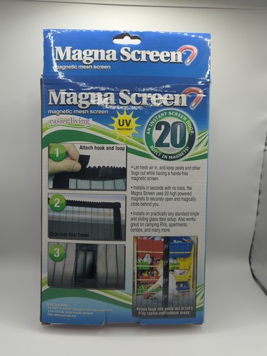 Magna Screen Magnetic Mesh Screen New in Box  - Bild 2 von 2