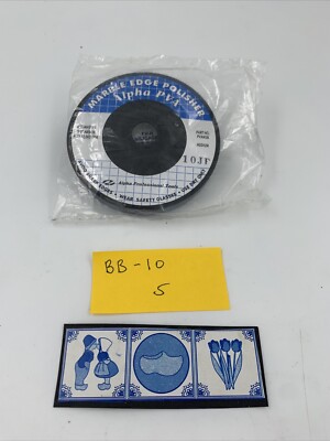 Alpha Edge Polisher PVA MS Style Pad for Steel Glass Marble Medium Finish