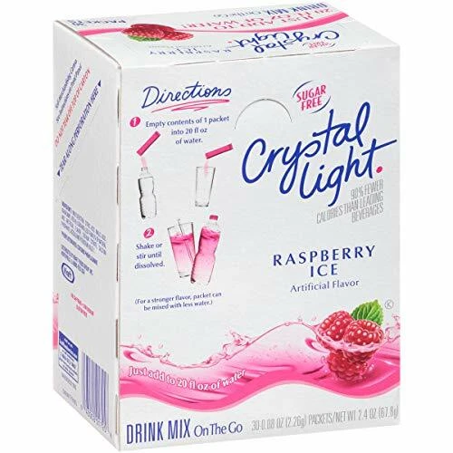 Crystal Light Raspberry Ice Drink Mix (30 On the Go Packets) - Image 4 of 4