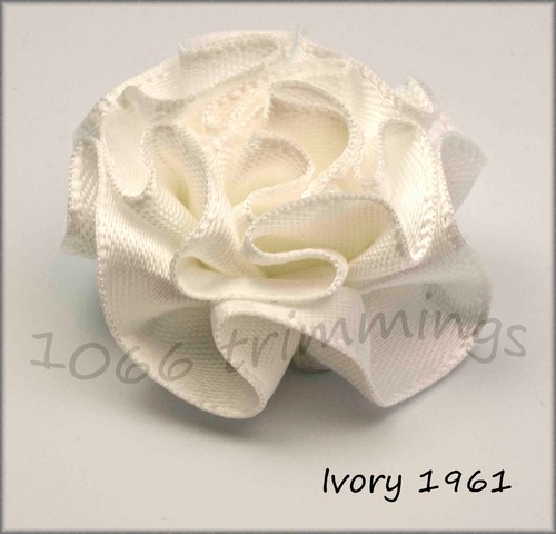 Satin Ribbon Rosette Cabbage Flower Bows - Picture 11 of 28