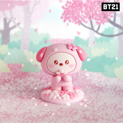 BTS BT21 Official Goods minini Figure Cherry Blossom Ver +