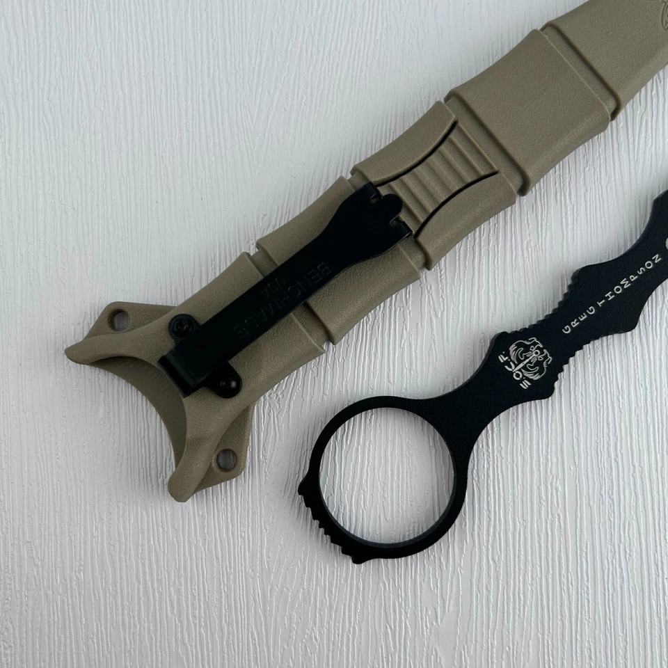 Benchmade SOCP*Dagger 176BKSN-440C Steel Fixed Blade/Coated Finish/Sand Sheath - Image 4 of 4