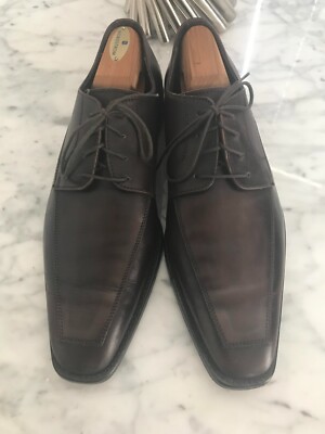 To Boot New York Adam Derrick Brown Leather Lace Up Shoe Mens Sz 11 Italy Scuff Shoes | To Boot New York Adam Derrick Brown Leather Lace Up  main image 3