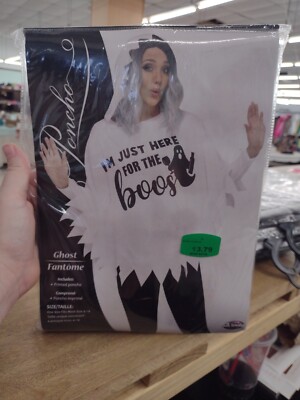 Ghost Poncho One Size Fits Most