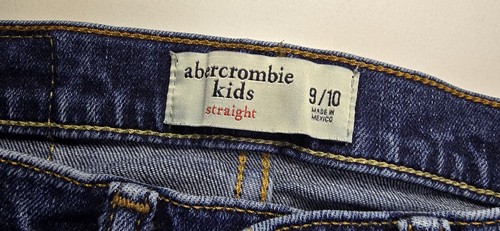Abercrombie 1892 Kids Straight 5 Pocket Jeans Size 9/10 - Picture 8 of 12