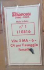 110819 Rivarossi Vite 2 MA - 6 - C4 per fissaggio forcella E444