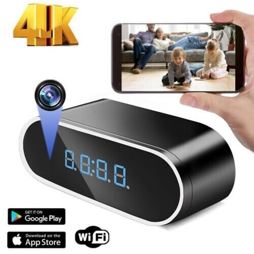 Orologio Sveglia Smart con Camera Nascosta WIFI - Design Elegante