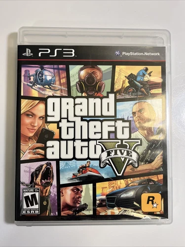 Grand Theft Auto V (PlayStation 3) GTA Complete With Mint Disc Map Ps3