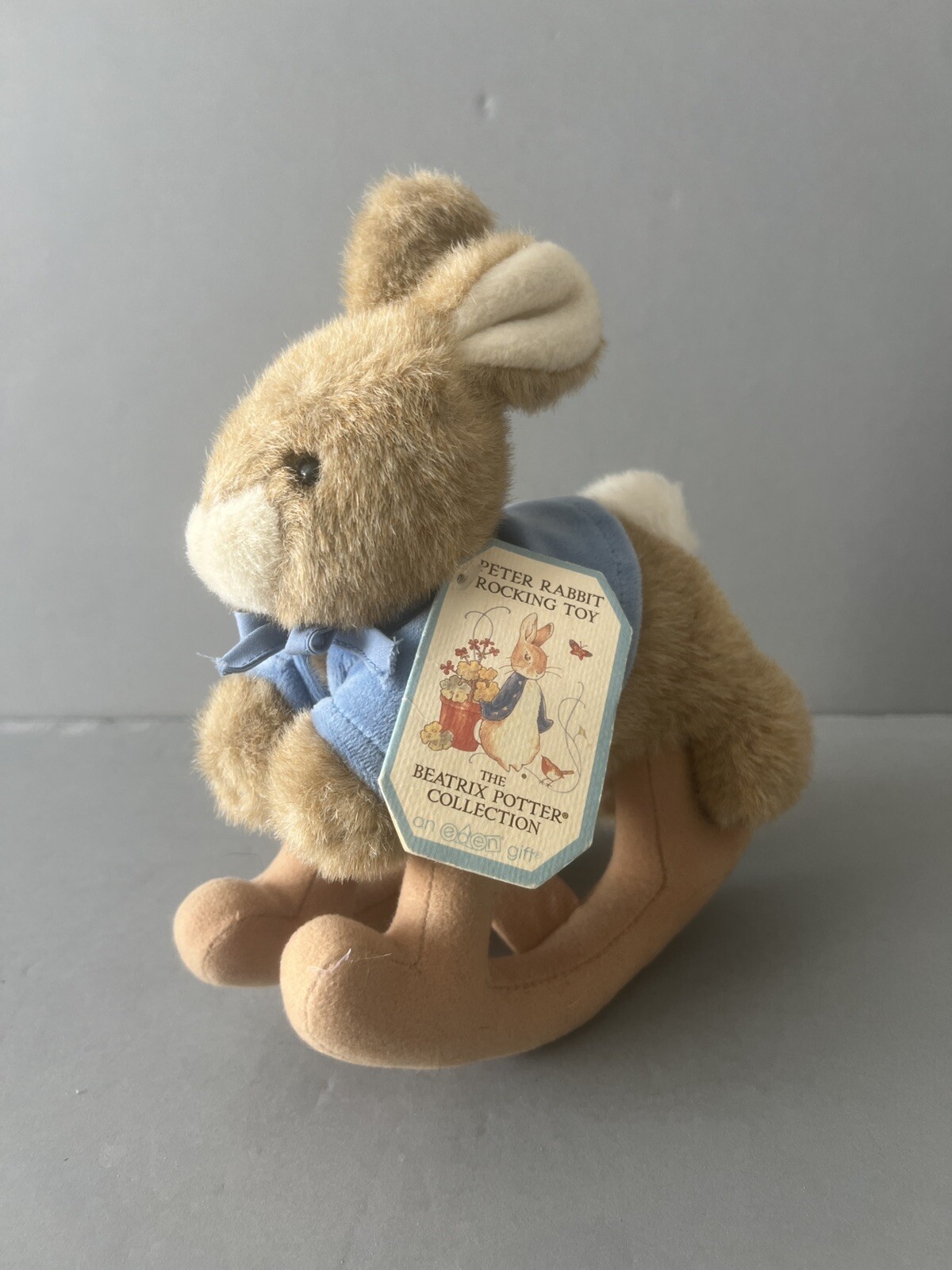 Eden Peter Rabbit Plush With Tags Cute Nursery Keepsake Bunny Toy
