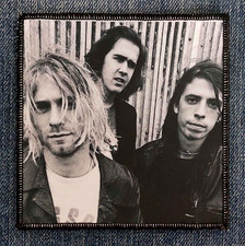 Nirvana Members Sublimated Printed Patch American Punk Hard Rock Band Logo