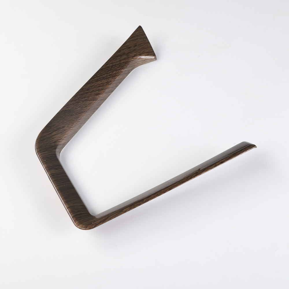 Interior Front Door Grab Handle Frame Trim Decor Wood grain For Ford