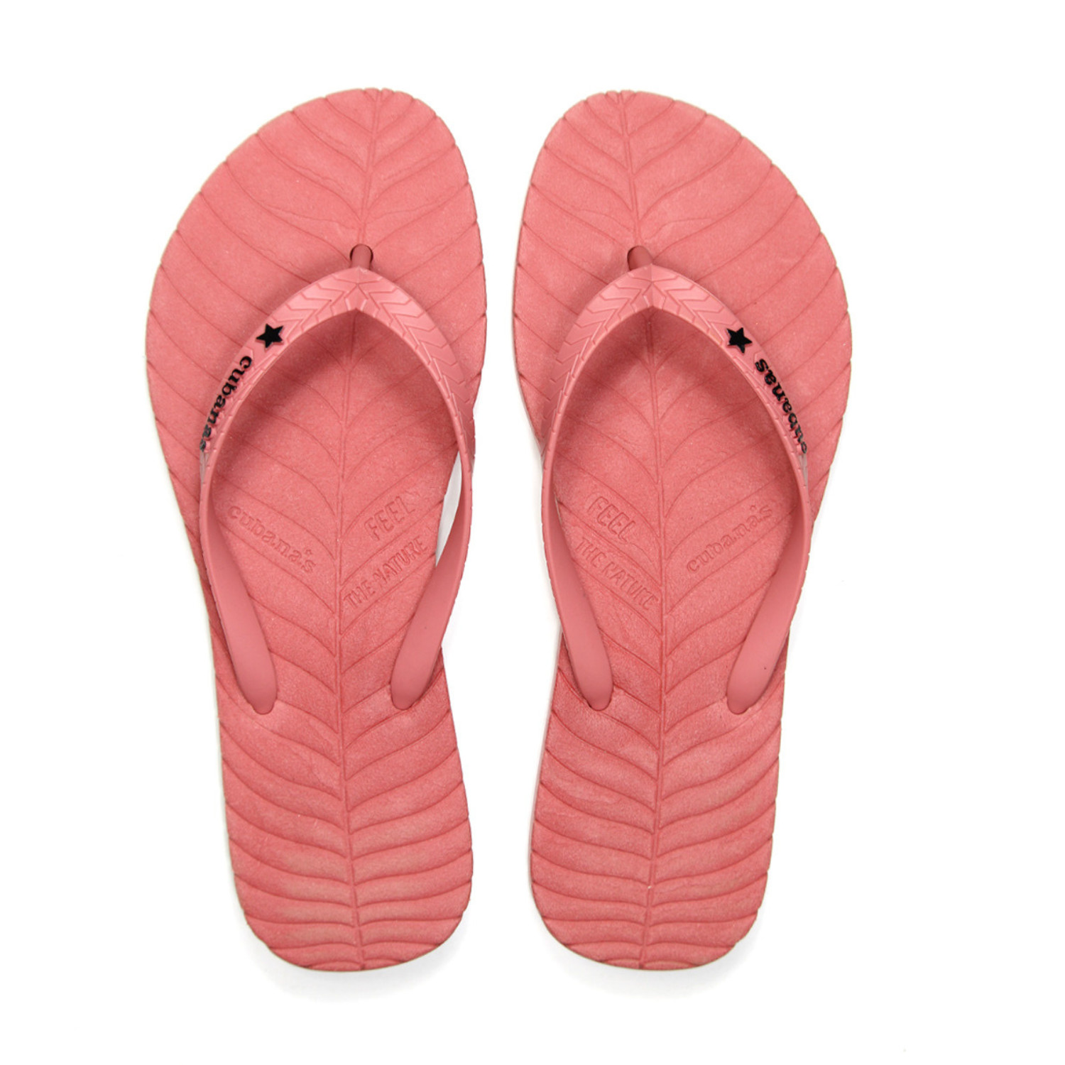 Вьетнамки Cubanas Nature Damen rosa Gummi 41,5