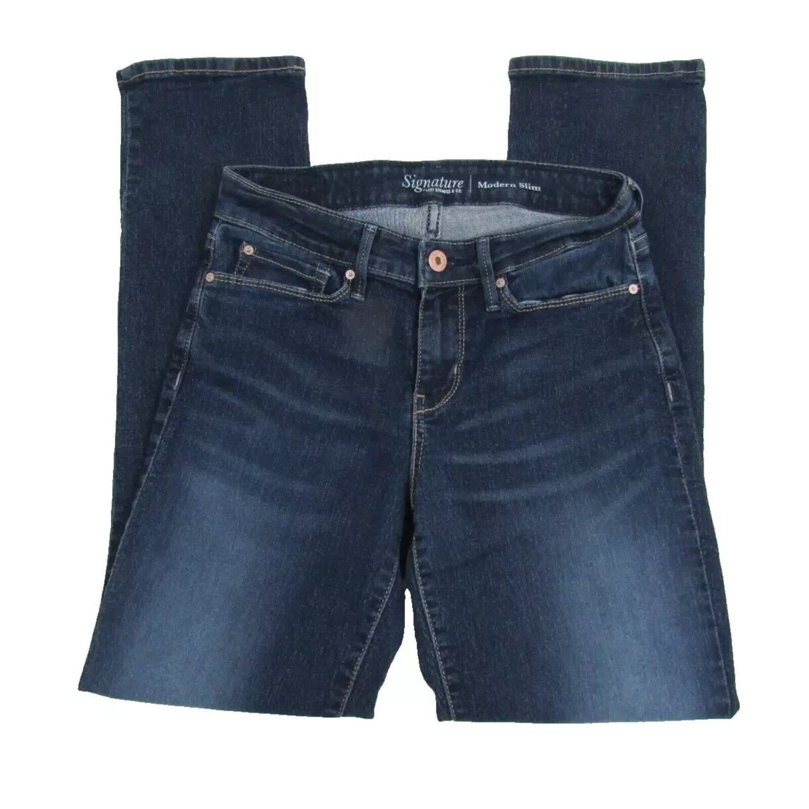 Signature Levi's Modern Skinny in Blue Denim Women's Size 26 38x32 48x29