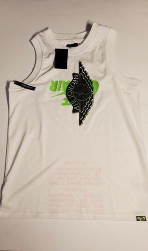 New Men Nike Air Jordan Jump man Mesh Basketball Jersey XXL 2XL BQ8479-100  White 191888719563 | eBay