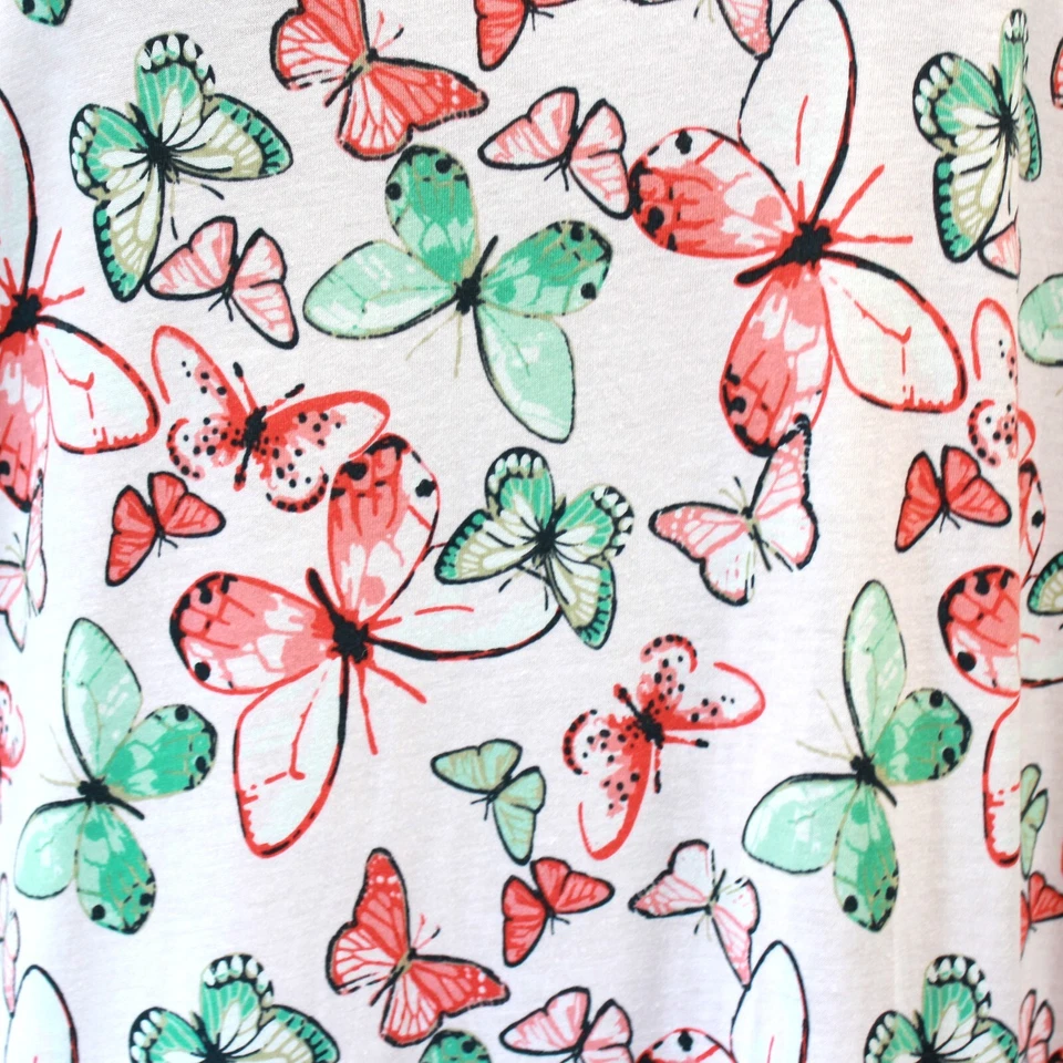 Camisa para dormir Avenue Catherines Plus Mariposa Volantes Día de la Madre 38/40 Foto 3 de 4