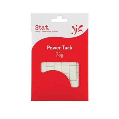 Stat Power Tack Mounting Adhesive 75g Non Toxic Removable Reusable No Mess