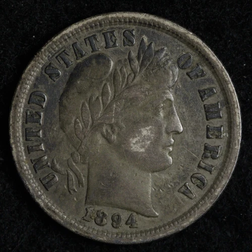 1894-P Barber Dime — photo from another recent sale